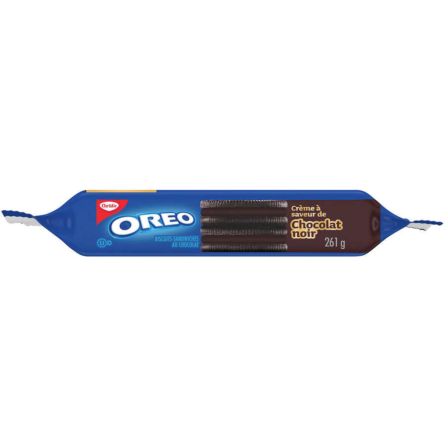 Oreo Dark Chocolate Flavored Creme Cookies, 261g/9 oz. Box {Imported from Canada}