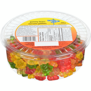 Carnaby Sweet Gummy Bears, 500g/17.5 oz, Tub {Imported from Canada ...