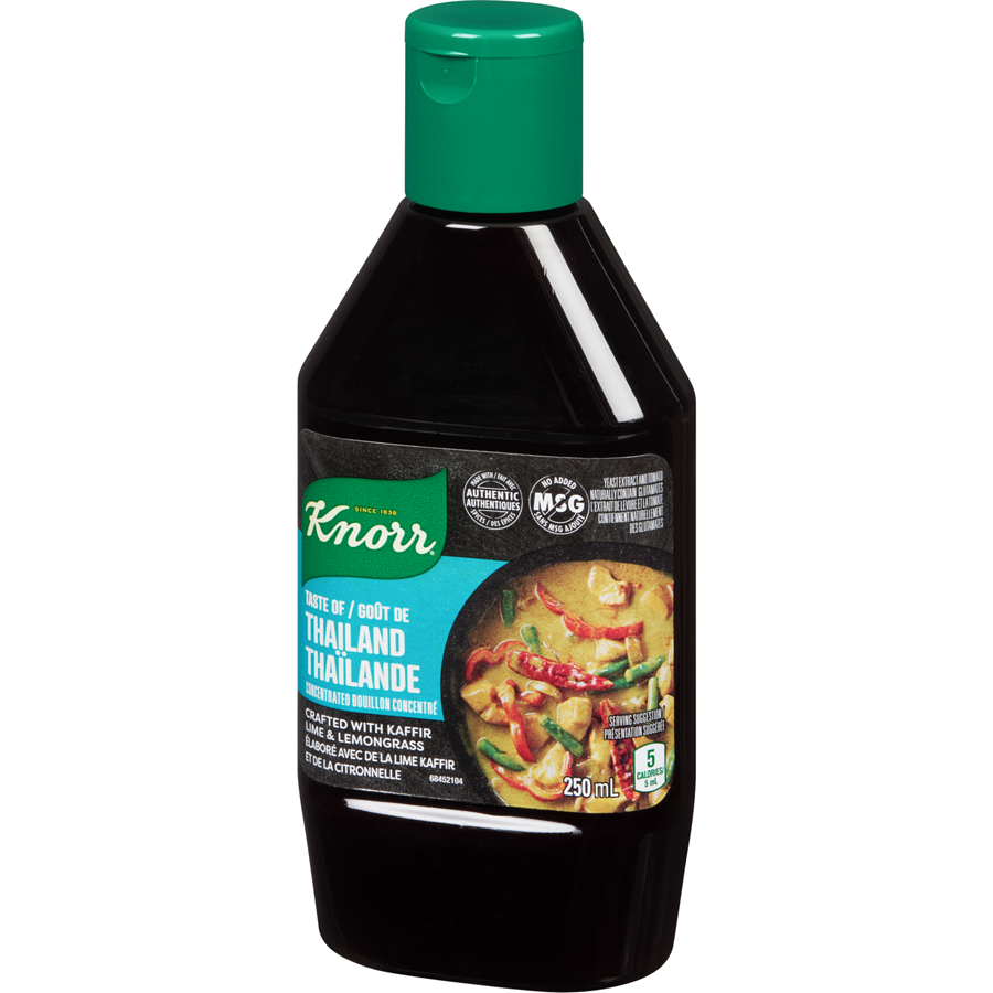 Knorr Taste of Thailand Concentrated Bouillon, 250ml/8.75 fl. oz., Bottle {Imported from Canada}