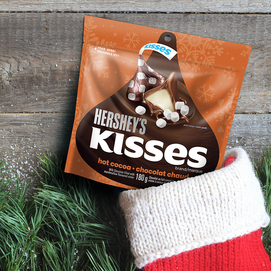 Hershey's Hot Cocoa Kisses, 180g/6.3 oz. Bag (Imported from Canada)