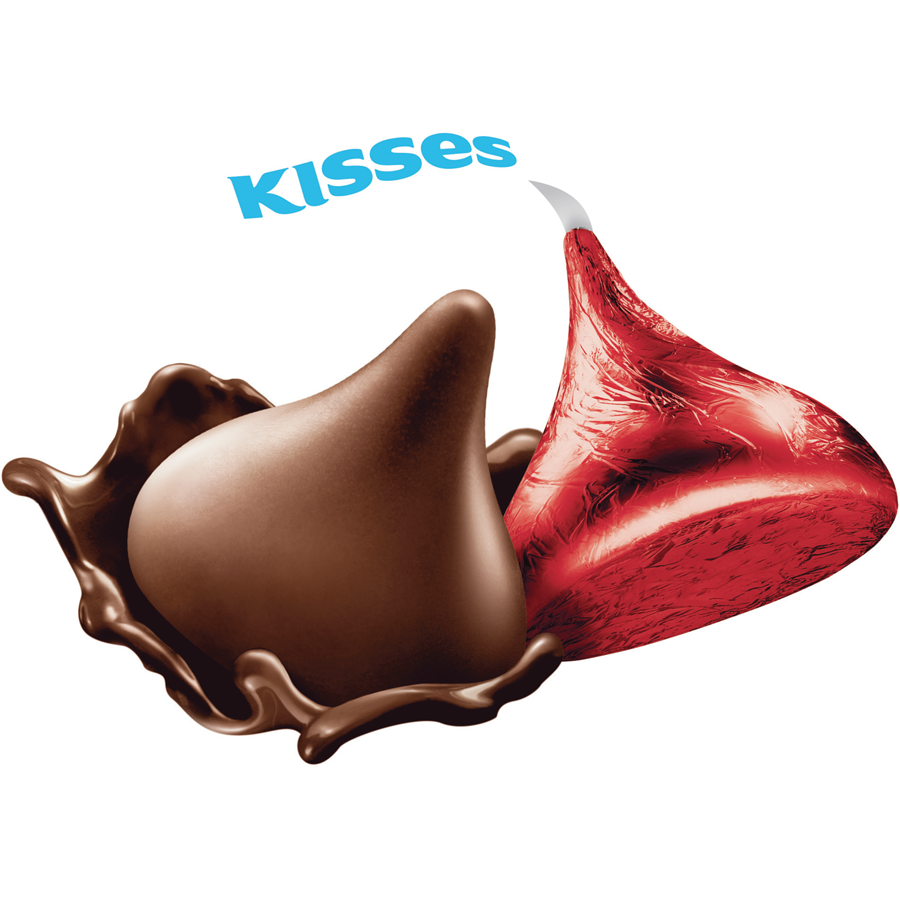 Hershey's Holiday Milk Chocolate Kisses, Red, Green, and Silver Wrapping, 180g/6.3 oz. Bag (Imported from Canada)