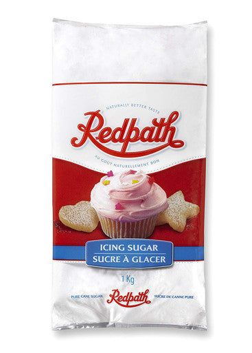 Redpath Icing Sugar,  1kg/2.2lbs., {Imported from Canada}