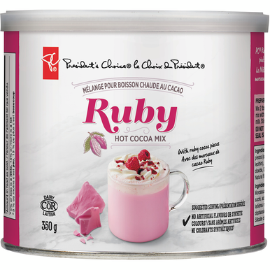 President's Choice Ruby Hot Cocoa Mix, 350g/12 oz., Tin {Imported from Canada}