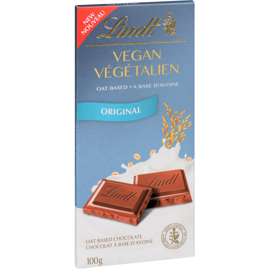 Lindt Vegan Original Chocolate Bar, 100g/3.5 oz. {Imported from Canada}