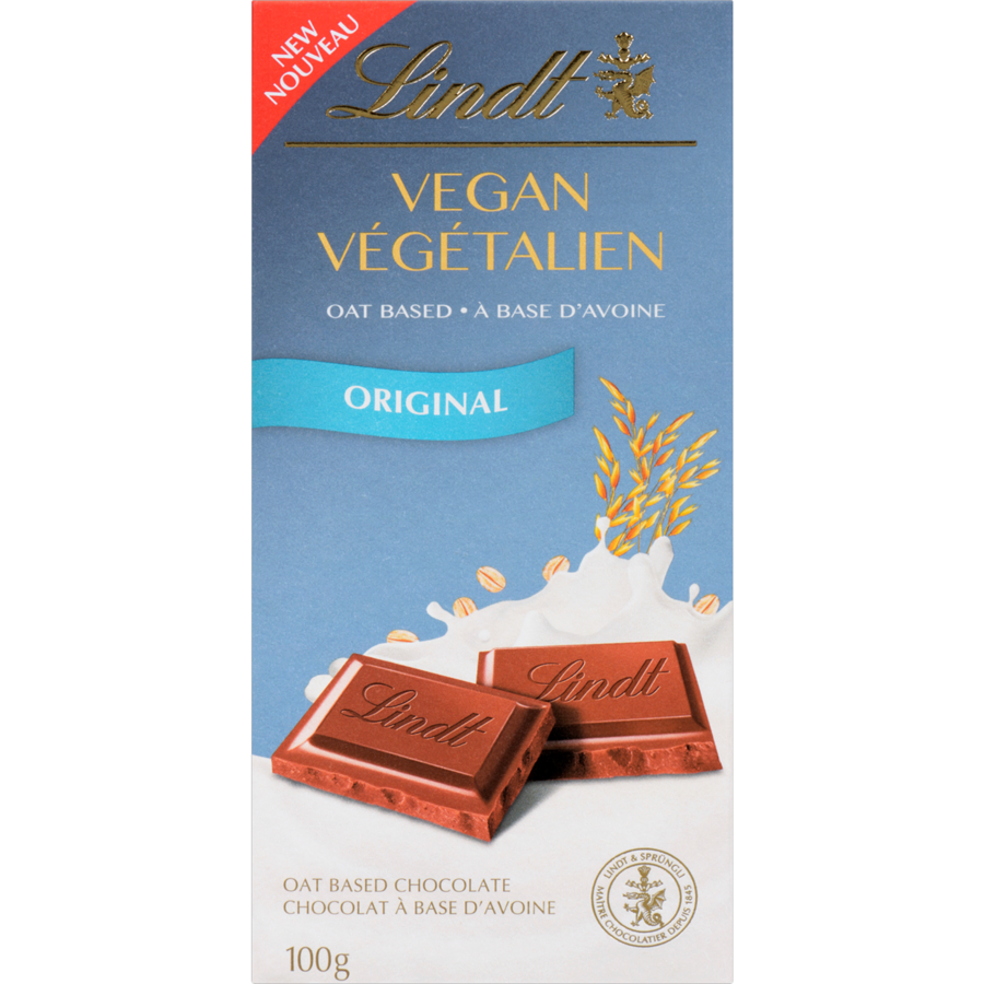 Lindt Vegan Original Chocolate Bar, 100g/3.5 oz. {Imported from Canada}