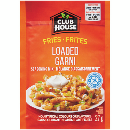Club House Loaded Fries Seasoning Mix, 27g/0.9 oz. Packet{Imported from Canada}