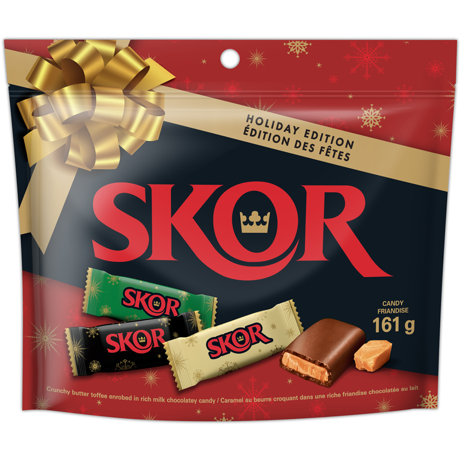 Hershey Skor Bars Holiday Edition, 161g/5.6 oz. Bag (Imported from Canada)