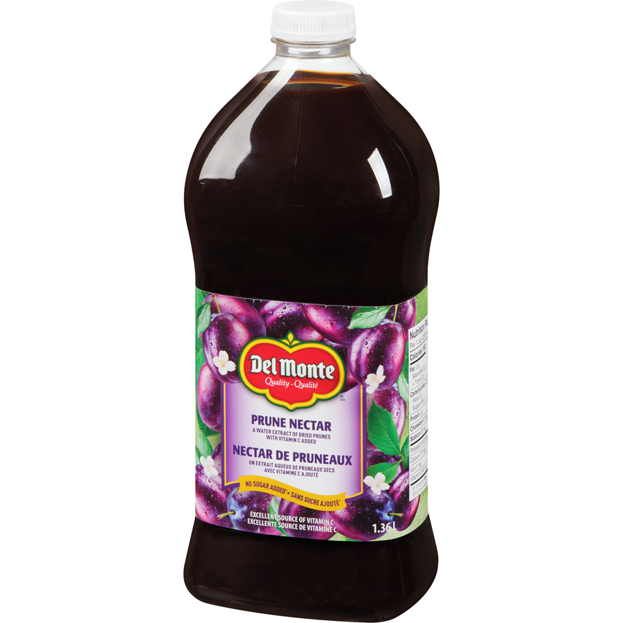 Del Monte No Sugar Added Prune Nectar Juice - 1.36 L/46 fl. oz
