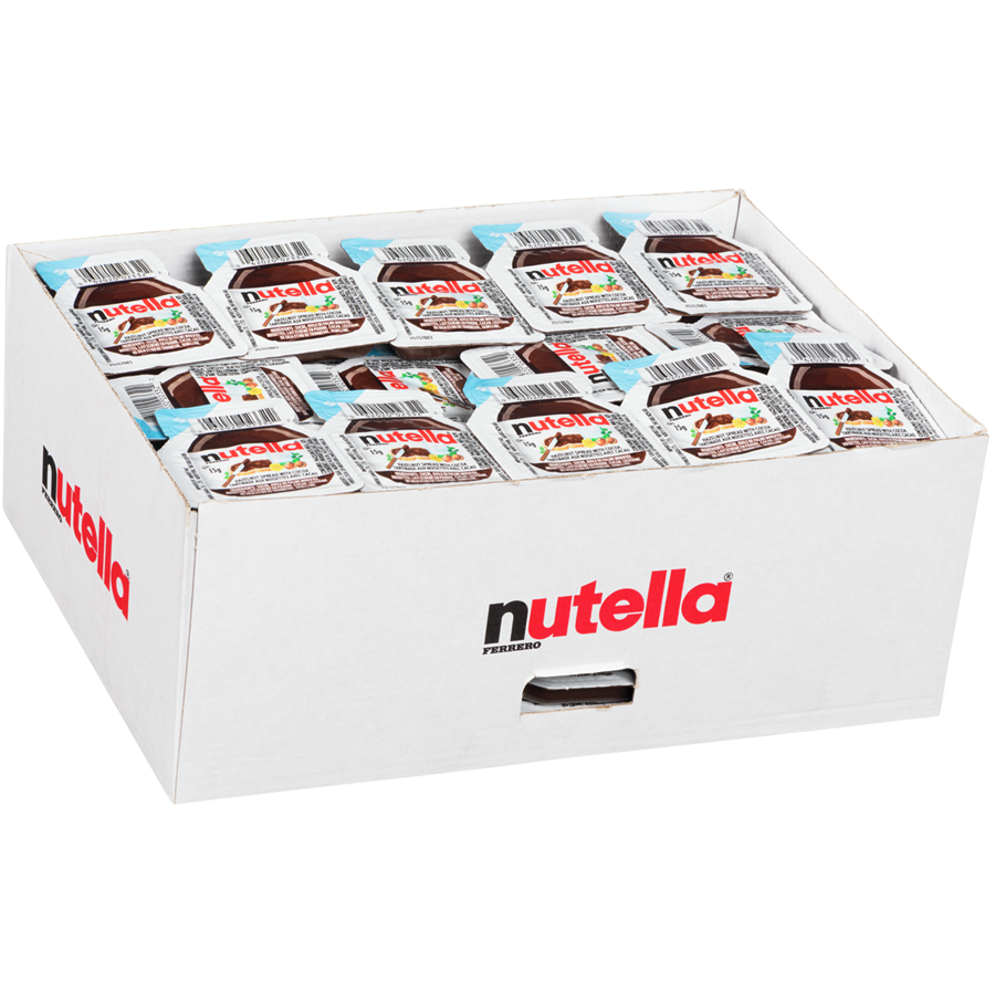 Nutella Hazelnut Spread with Cocoa, Single Portion Packets, 120x15g/0.5 oz.