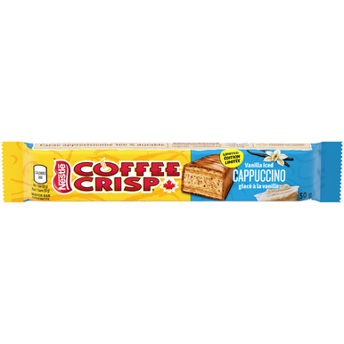 Nestle Coffee Crisp Vanilla Iced Cappuccino Flavor, 50g/1.75 oz. {Imported from Canada}