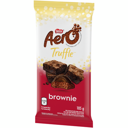 Nestle Aero Truffle Brownie Chocolate Bar, 105g/3.7oz., {Imported from Canada}