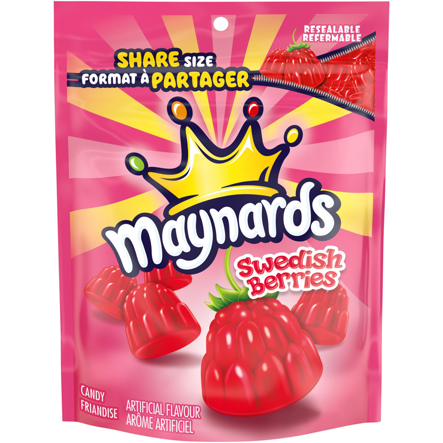 Maynards Swedish Berries, Share Size, 315g/11 oz. Bag