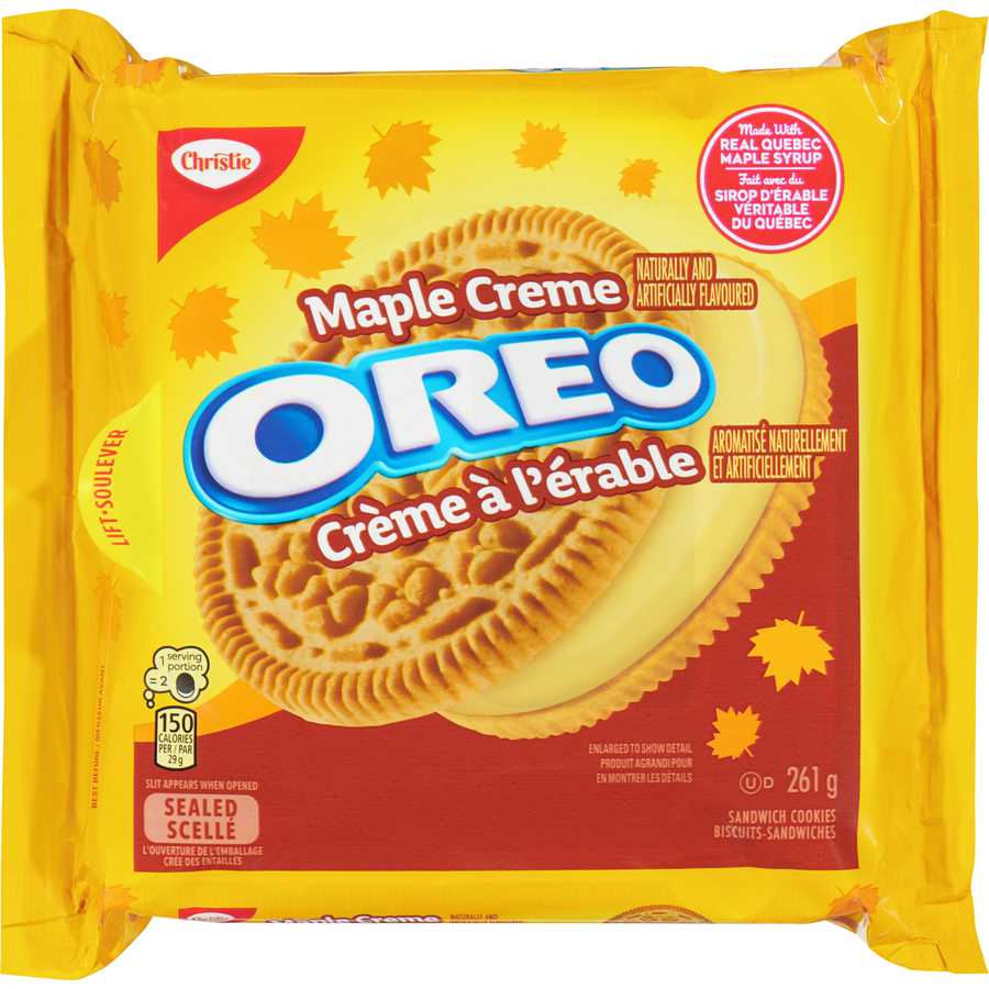 Oreo Maple Creme Cookies, 261g/9 oz