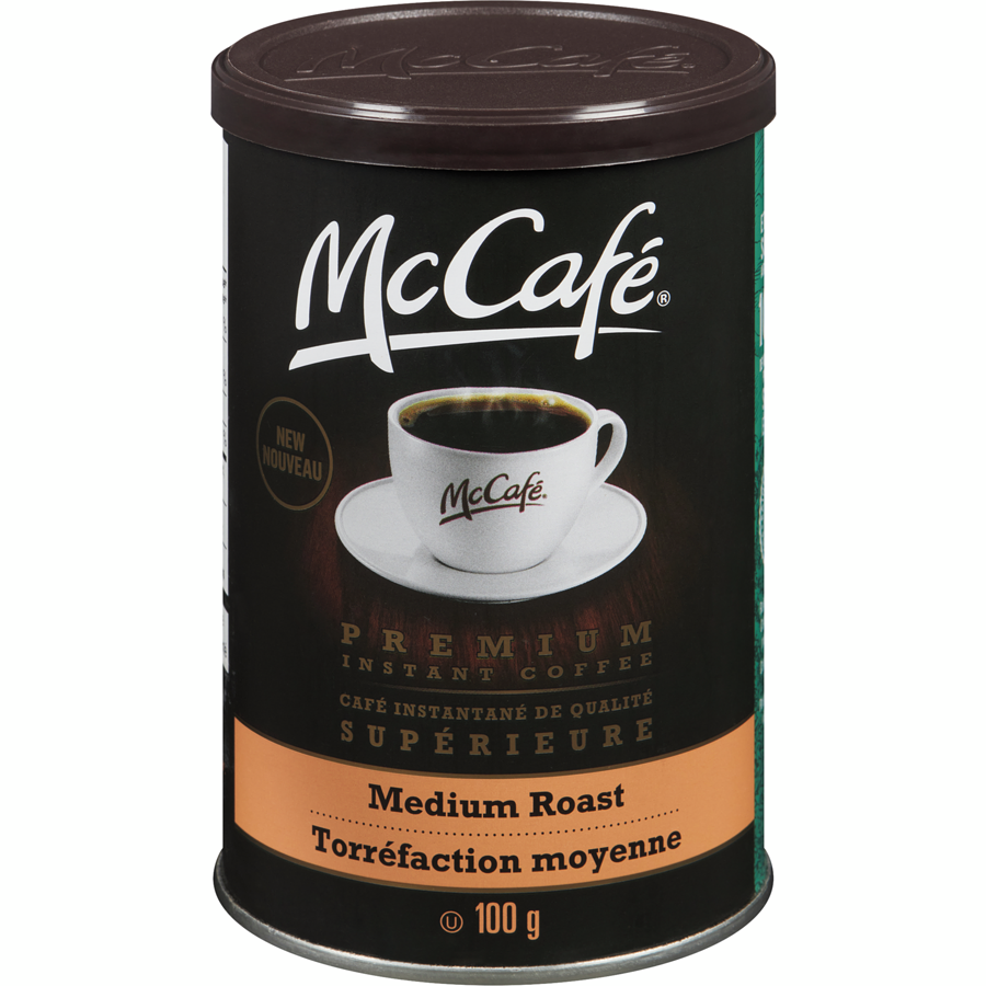 McCafe Premium Instant Coffee, Medium Roast, 100g/3.5 oz