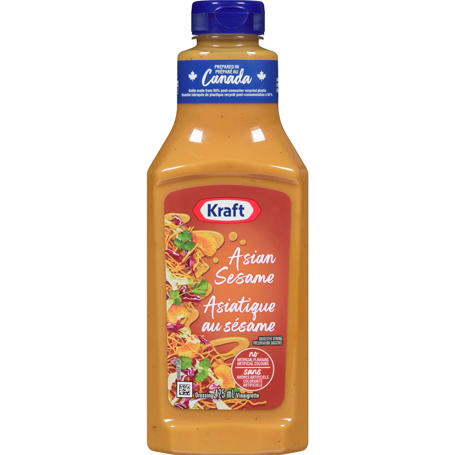 Kraft Asian Sesame Salad Dressing, 425mL/15 fl. oz