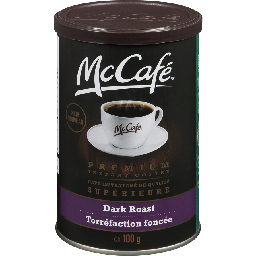 McCafe Premium Instant Coffee, Dark Roast, 100g/3.5 oz
