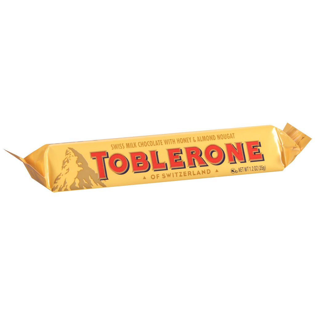 Toblerone Milk Chocolate, 1.23 Ounce (Pack of 24) {Imported from Canada}