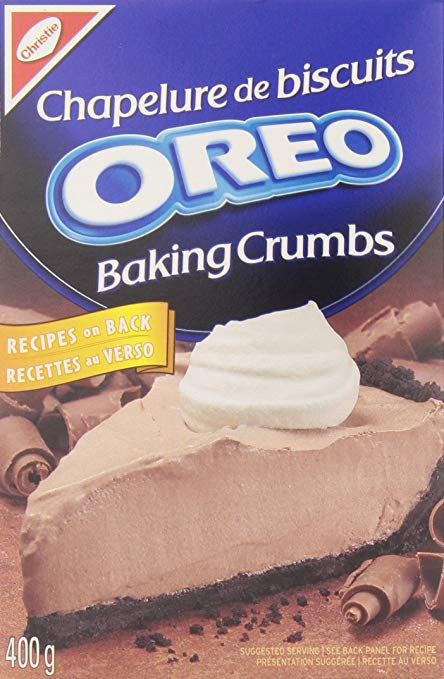 Oreo Baking Crumbs 400g/14.10oz., (12pk) {Imported from Canada}