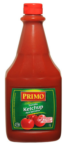 Primo Gluten Free Tomato Ketchup 1L/33.8 oz {Imported from Canada}