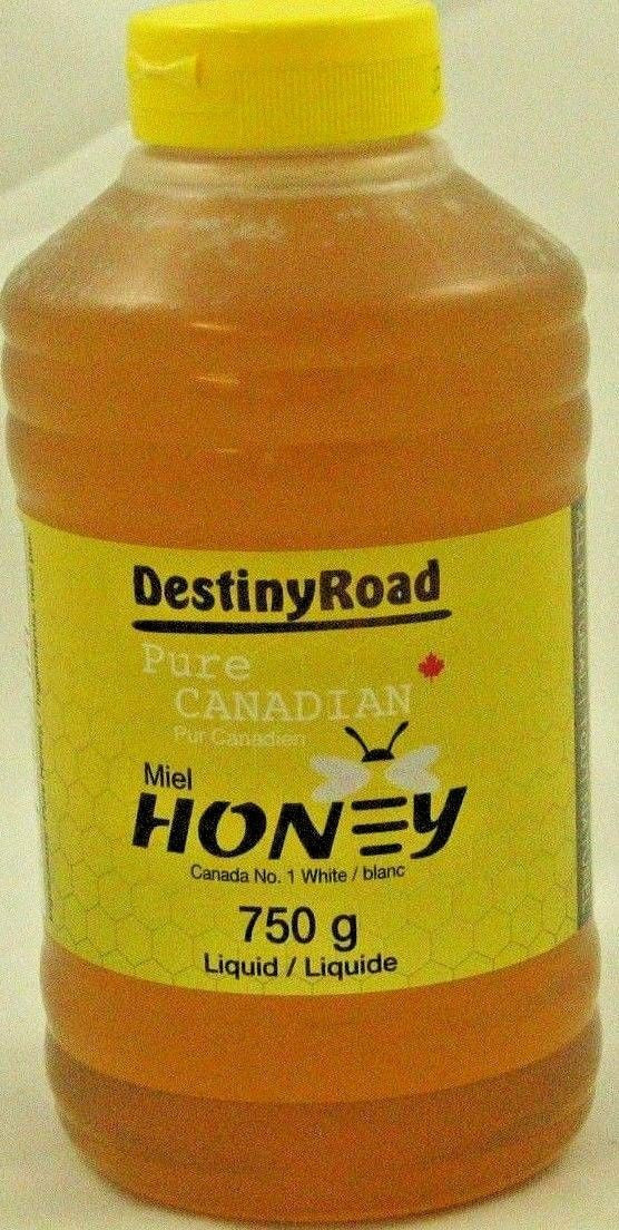 Destiny Road Pure Canadian White Honey, 750g, {Imported from Canada}