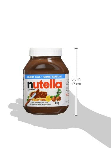 Nutella Hazelnut Chocolate Spread, 1kg/35.3 oz., {Imported from Canada}