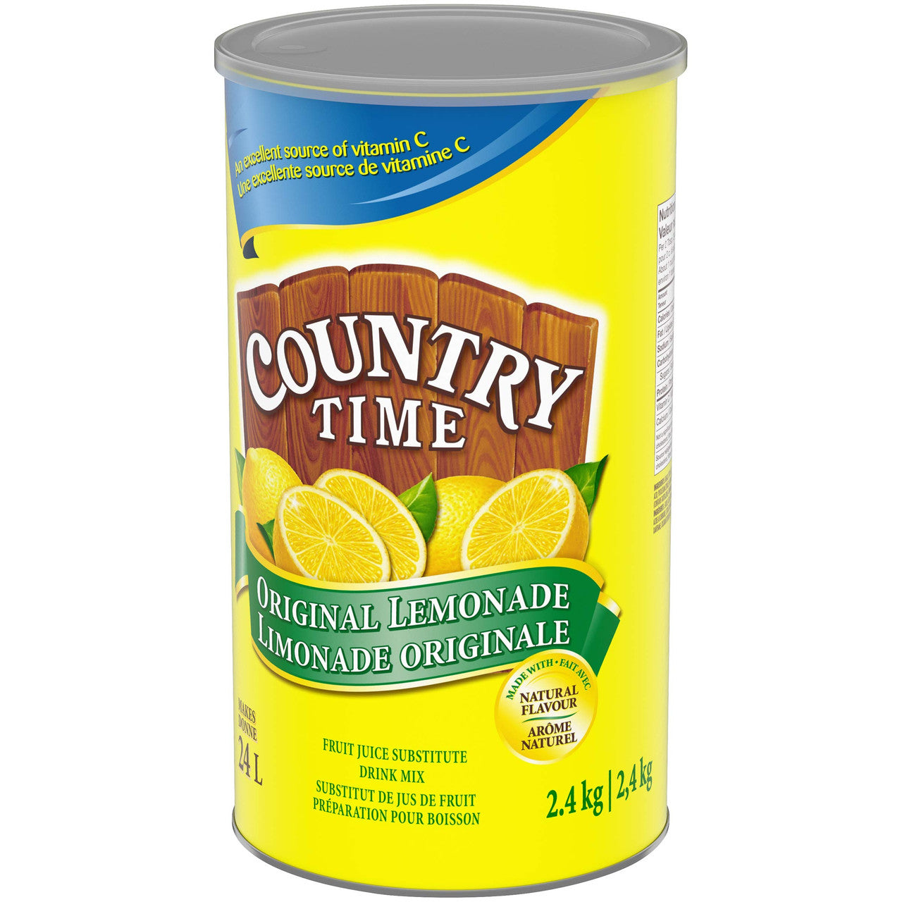 Country Time Lemonade Drink Mix, 2.4kg/5.3 lbs, {Imported from Canada}