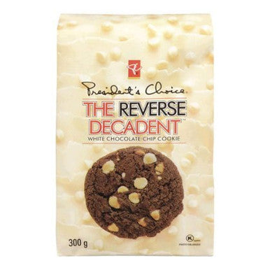 President's Choice, The Reverse Decadent with White Chocolate Chips Cookies, 300g/10.6oz., {Imported from Canada}