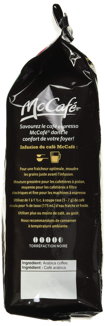 McCafe Espresso Whole Bean Coffee, 300g/10.6 oz., {Imported from Canada}