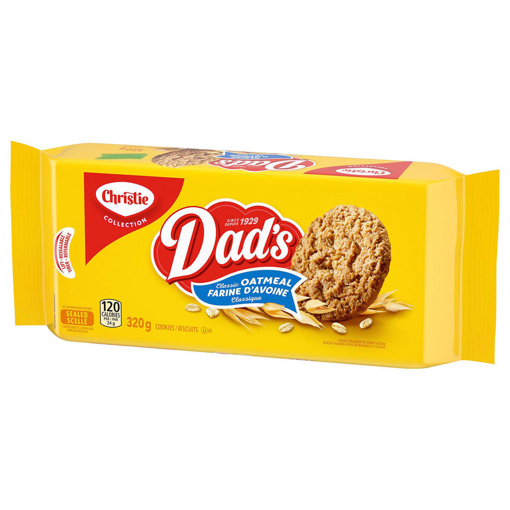 Dad's Oatmeal Original Cookies, 320g/11.3 oz. {Imported from Canada}