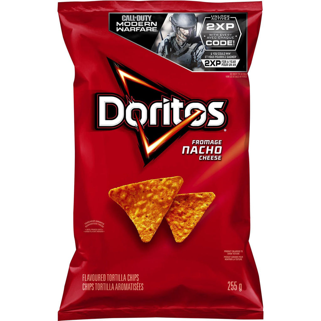 Doritos Nacho Cheese Tortilla Chips 255g/9 oz. {Imported from Canada}