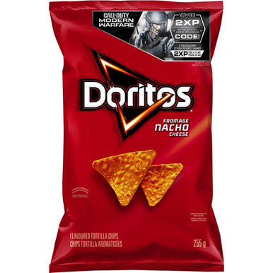 Doritos Nacho Cheese Tortilla Chips 255g/9 oz. {Imported from Canada}