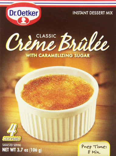 Dr Oetker European Gourmet Bakery Classic Creme Brulee, 106g/3.7 oz {Imported from Canada}