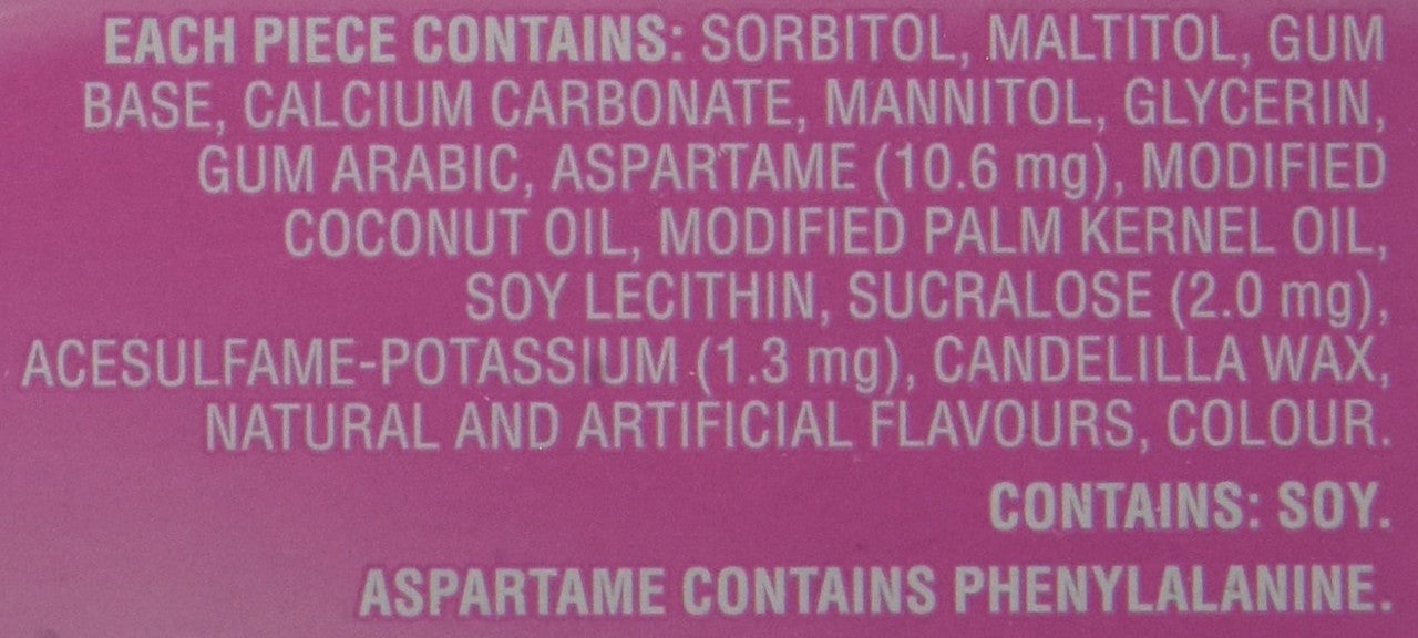 Dentyne Ice, Arctic Bubble Sugar Free Pellet Gum - 12x12/144ct {Canadian}