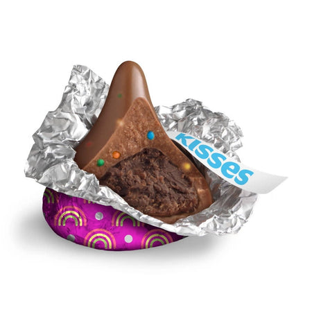 Hershey's Rainbow Brownie Milk Chocolate Kiss