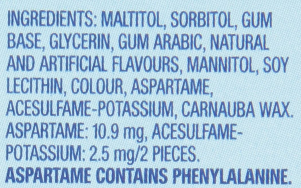 Excel Sugar-Free Pellet Gum, Peppermint, 12ct-12pk, (Imported from Canada)