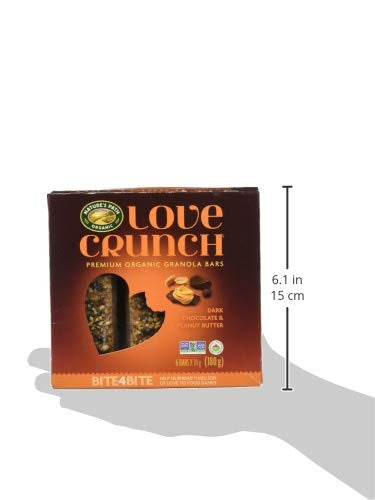 Nature's Path Organic Granola Bar - Love Crunch Chocolate Peanut Butter, 180g/6.3oz., {Imported from Canada}