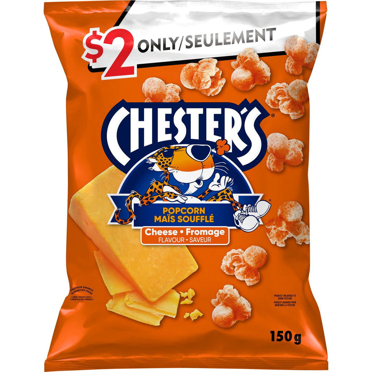 Chester's Cheese Popcorn, 150g/5.2 oz. Bag {Imported from Canada}