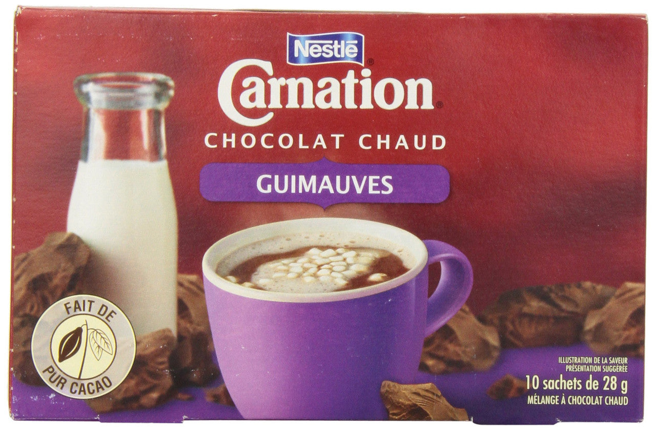 Nestle CARNATION Hot Chocolate Marshmallow (10 x 28g/1oz) {Canadian}