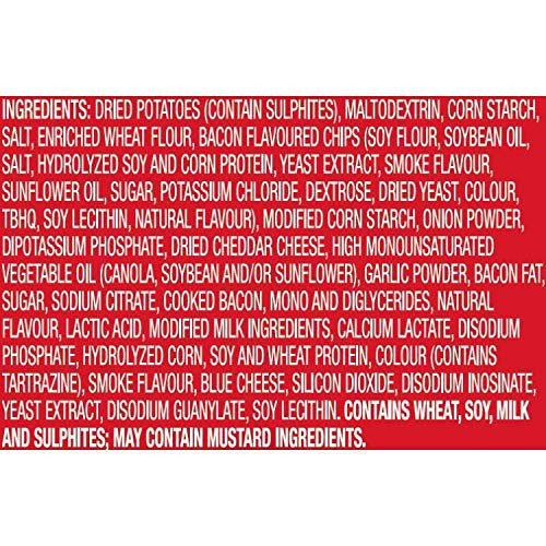 Betty Crocker Cheddar Bacon Scalloped Potatoes, 148g/5.2oz (Imported from Canada)