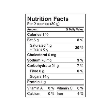 Dare Caramel Soft Chocolate Cookies 350g/12.3oz. (Imported from Canada)