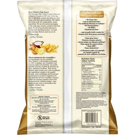 Miss Vickie's Kettle Cooked Sour Cream & Caramelized Onion Chips {Canadian}