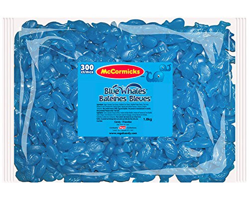 McCormicks Blue Whales Gummy Candy, 300 Count {Imported from Canada}