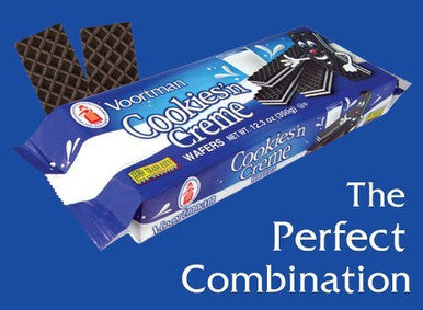 Voortman Cookies'n Creme Cookies, 350g/12.3oz {Imported from Canada}