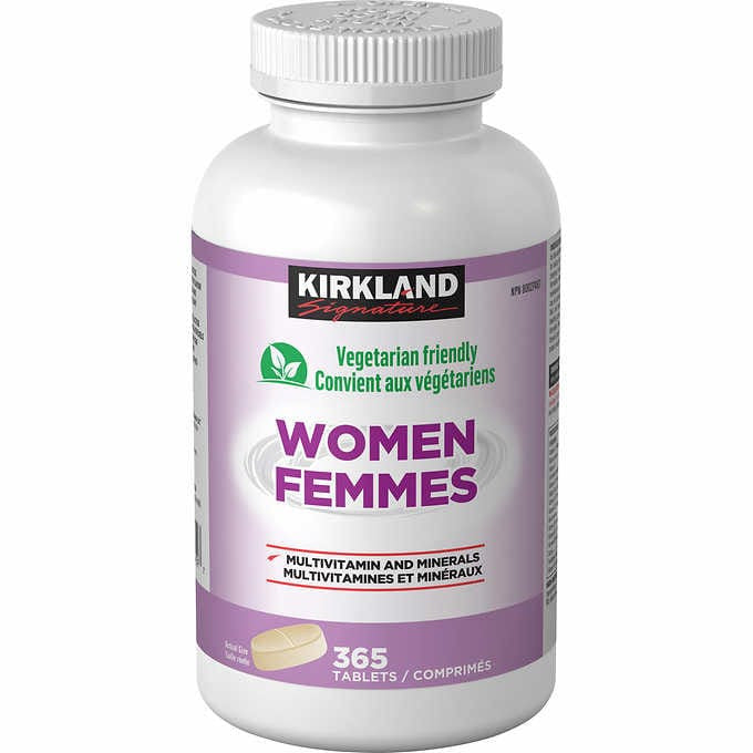 Kirkland Signature Women Multivitamin, 365 Tablets {Imported from Canada}