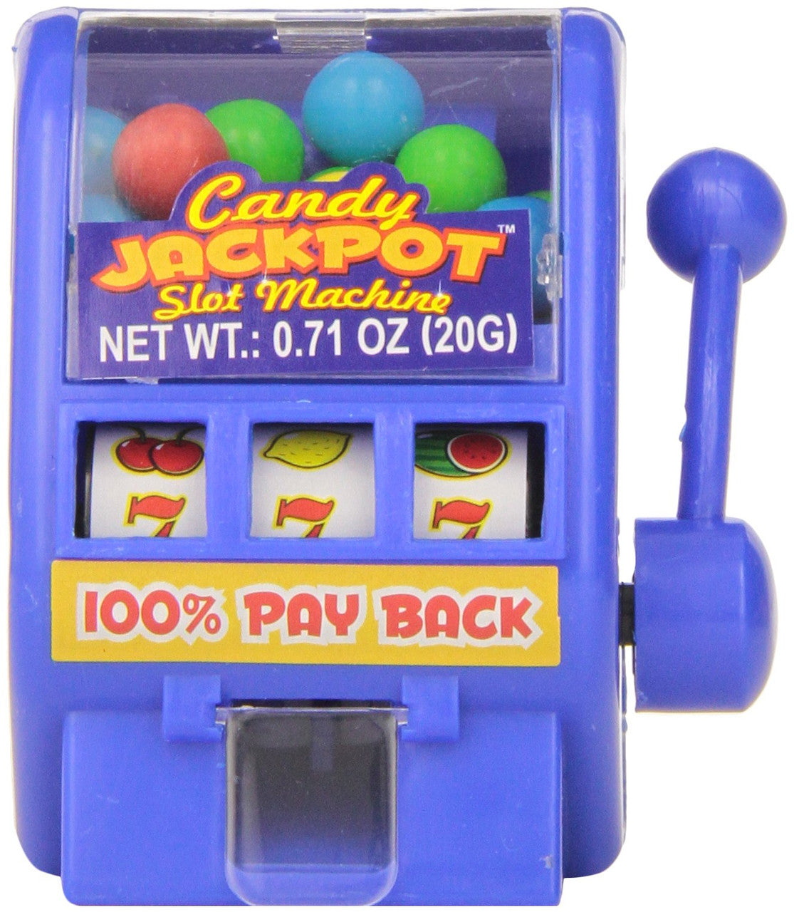Kidsmania Candy Jackpot Slot Machine Candy Dispenser, 20g/0.7oz., (12ct)