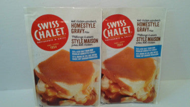Swiss Chalet Low Sodium HOMESTYLE Gravy (2 Pack),51g/1.8oz., {Imported from Canada}