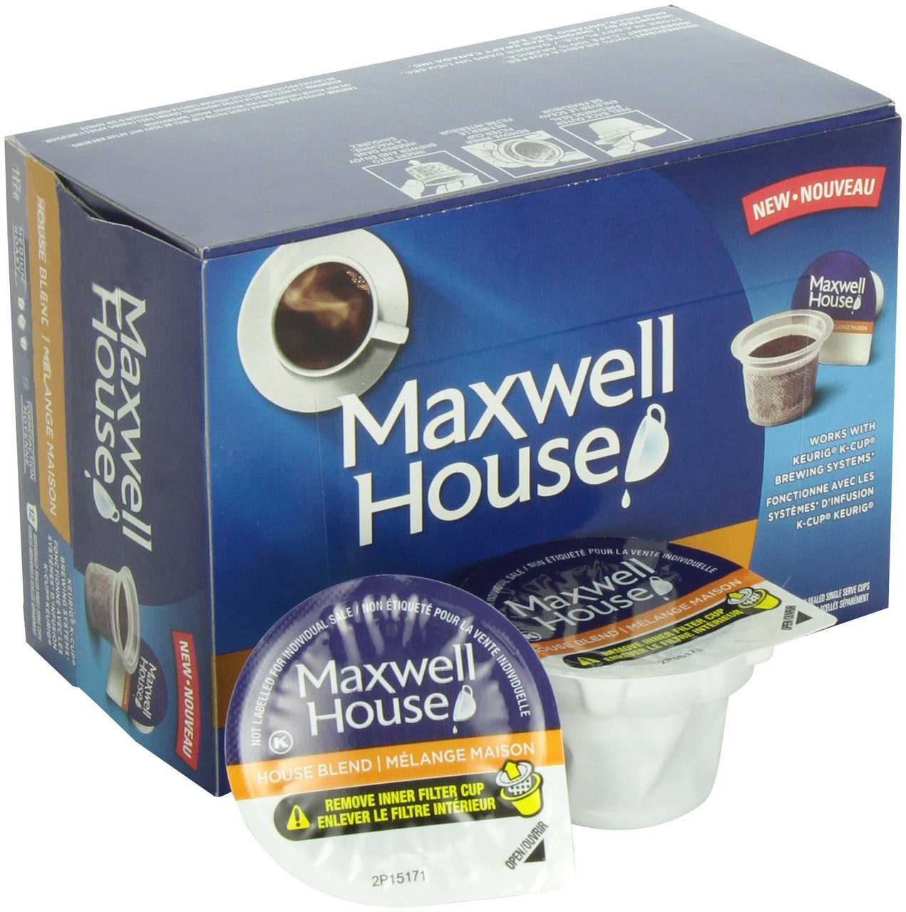 Maxwell House, House Blend Coffee Pods, Keurig , 12ct {Imported from Canada}
