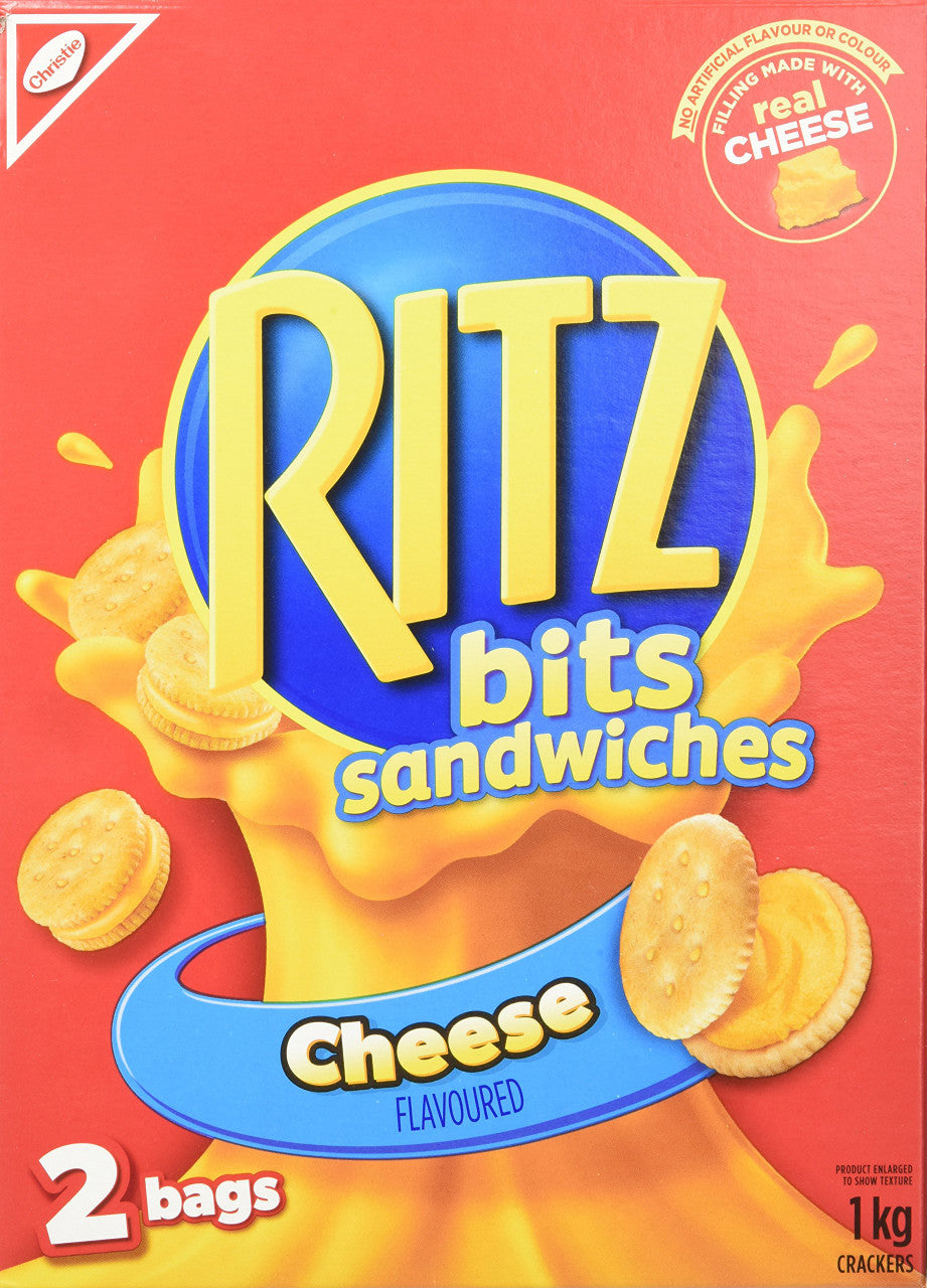 Ritz Bits Real Cheese Sandwich 4kg/2.20 lbs (4pk) {Imported from Canada}