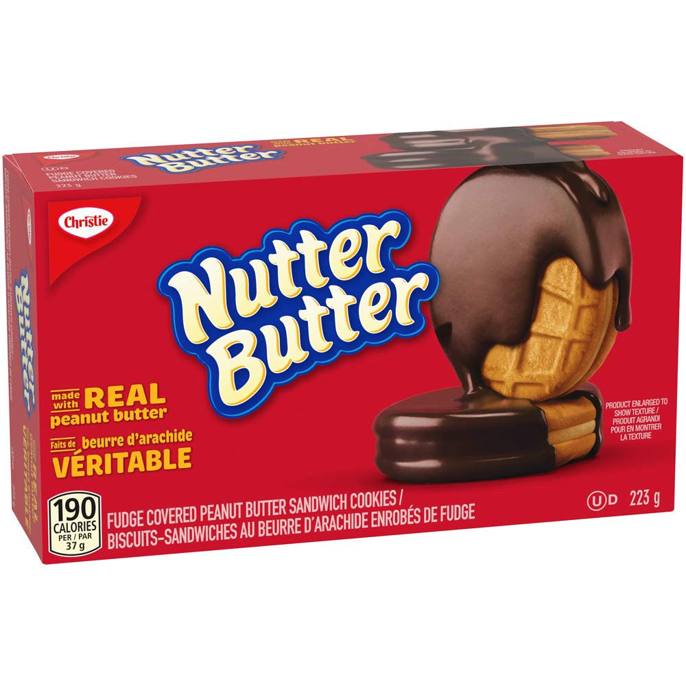 Christie Nutter Butter Fudge Cookies, 223g/7.9 oz {Imported from Canada}