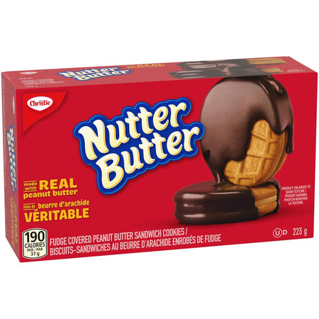 Christie Nutter Butter Fudge Cookies, 223g/7.9 oz {Imported from Canada}